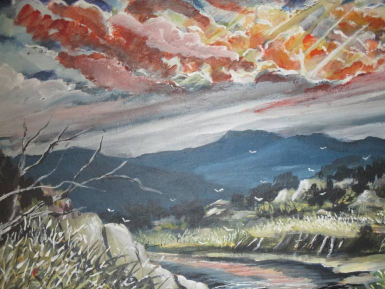 Original Other Water Painting by Saatchiart Com Bitter Frans Botha