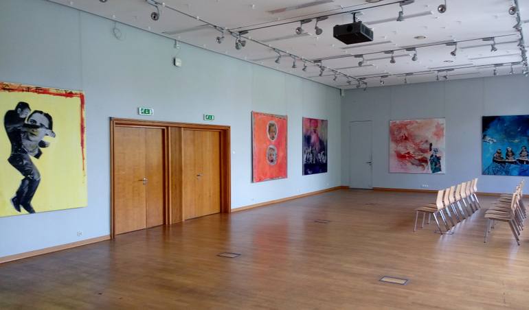 Original Expressionism People Painting by Agata Filip