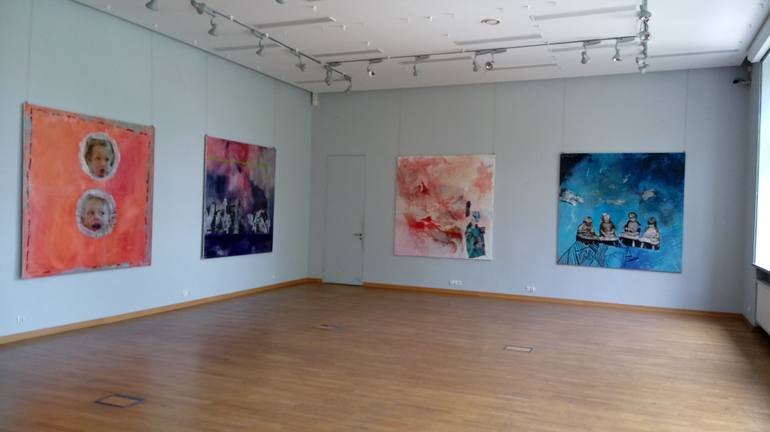 Original Expressionism People Painting by Agata Filip
