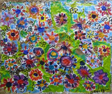 Original Floral Paintings by Celine BRON
