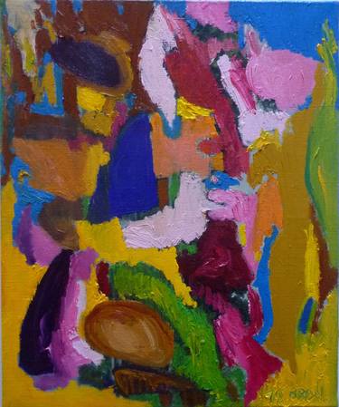 Original Abstract Expressionism Still Life Paintings by Celine BRON