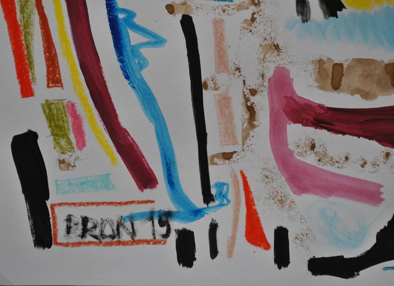 Original Modernism Abstract Painting by Celine Bron