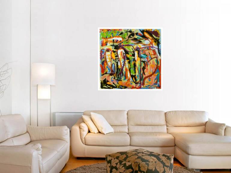 Original Abstract Painting by Celine BRON