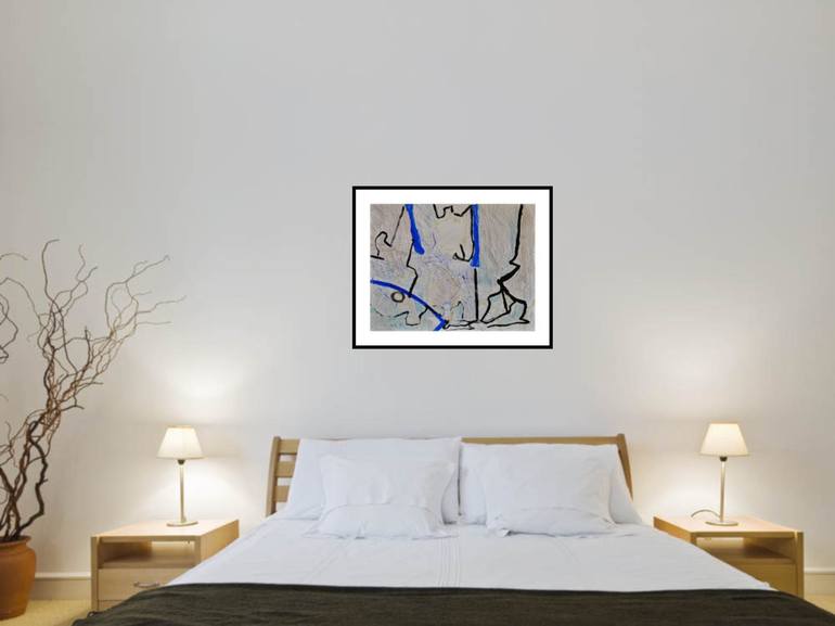 Original Abstract Drawing by Celine BRON