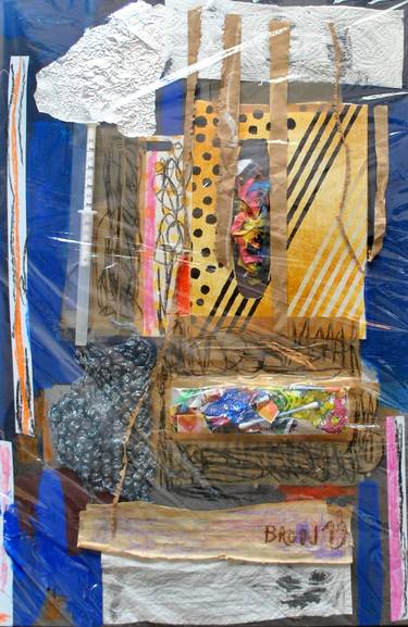 Original Abstract Collage by Celine BRON