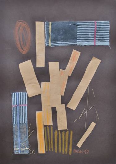 Original Abstract Collage by Celine BRON