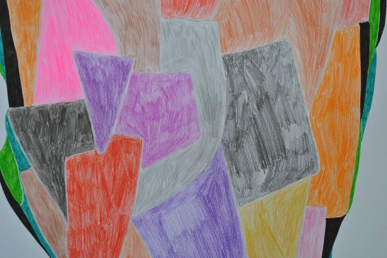 Original Abstract Drawing by Celine BRON