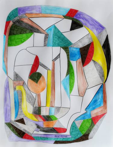 Original Abstract Drawings by Celine BRON