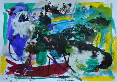 Original Modern Abstract Paintings by Celine BRON