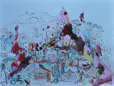 Original Abstract Drawings by Celine BRON