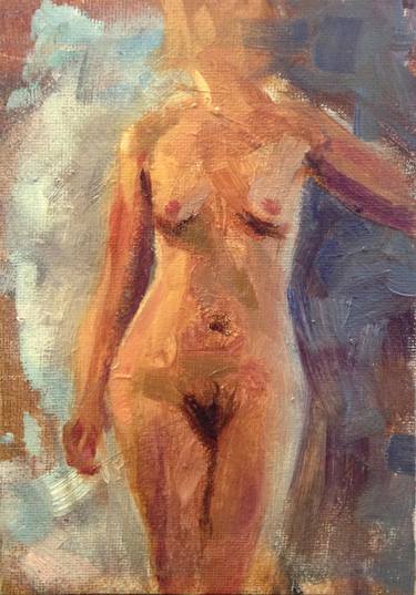 Original Figurative Women Paintings by Abba Cudney