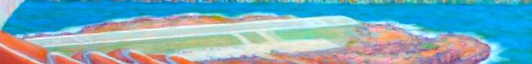 Original Abstract Expressionism Landscape Painting by Jimmy Lucero