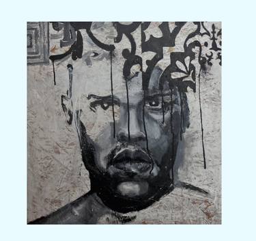 Original Abstract Portrait Drawings by Juan Grifone