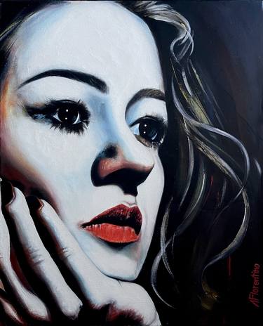 Original Figurative Women Paintings by Newton Florentino