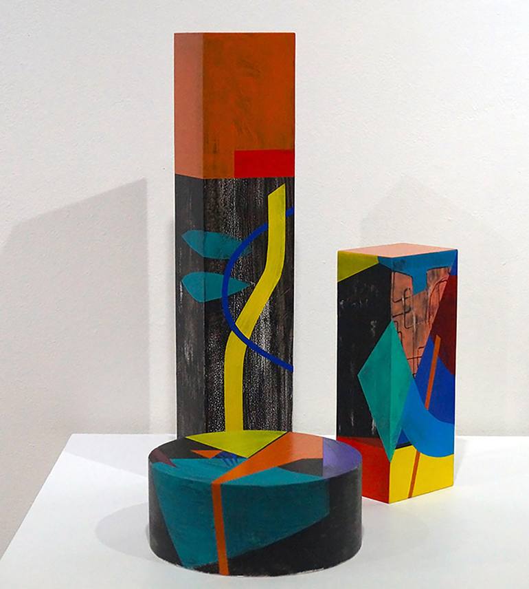 Color Block 3 Sculpture by Pamela Anderson | Saatchi Art