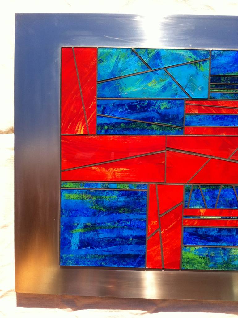 Original Abstract Painting by Beatrice Bourhis