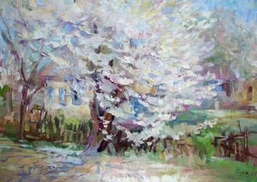 Original Impressionism Garden Paintings by Marina Kondurova