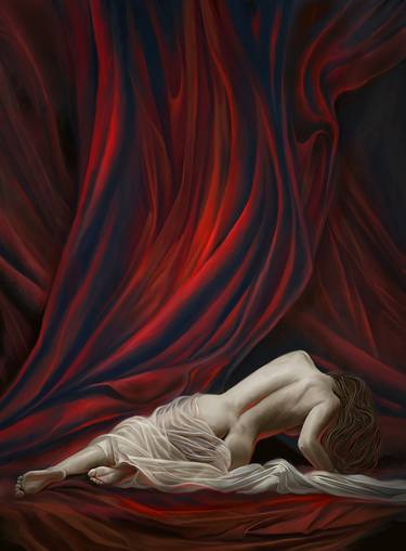 Original Realism Nude Paintings by John Mark