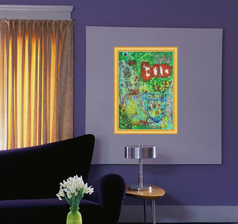 Original Abstract Animal Painting by Irina Afonskaya