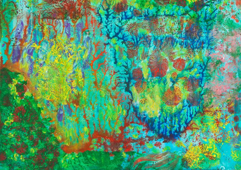Original Abstract Animal Painting by Irina Afonskaya