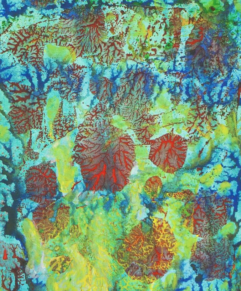 Original Abstract Animal Painting by Irina Afonskaya