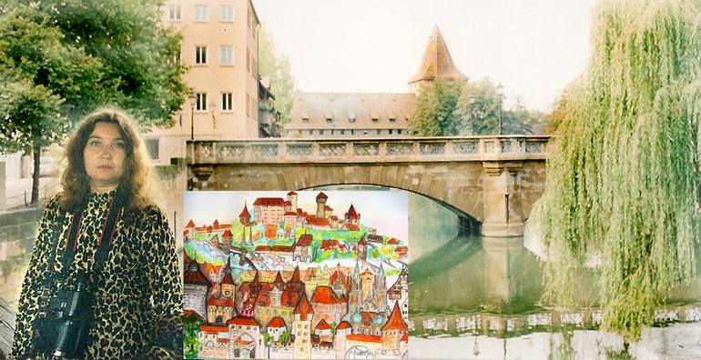 Original Cities Printmaking by Irina Afonskaya
