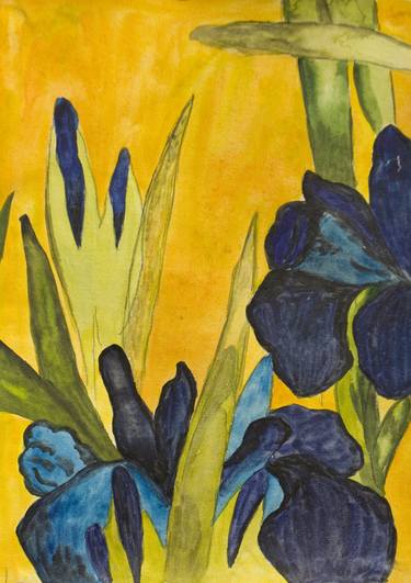 Original Floral Printmaking by Irina Afonskaya