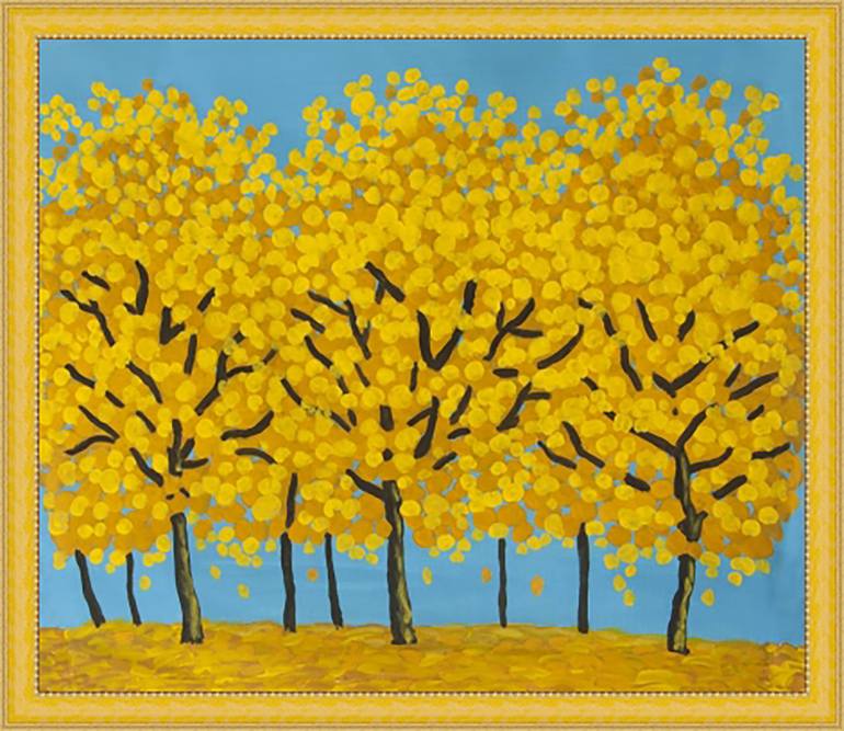 Original Fine Art Seasons Painting by Irina Afonskaya