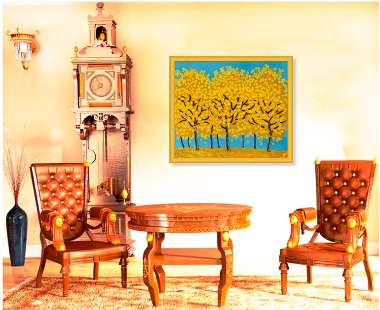 Original Fine Art Seasons Painting by Irina Afonskaya