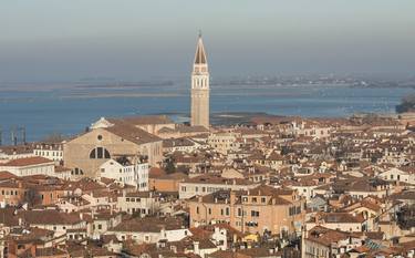 Panoramic air view of Venice thumb