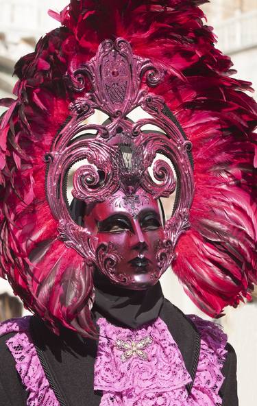 Carnival mask on Venice carnival thumb