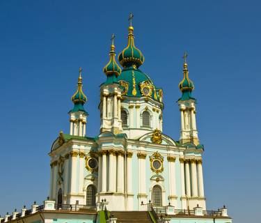 Kyiv, Ukraine, St. Andrey cathedral thumb