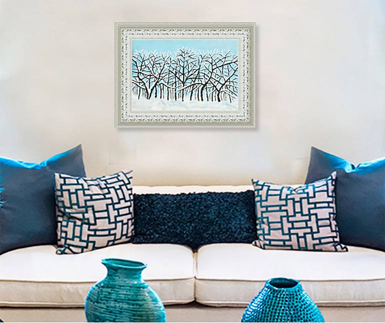 Original Fine Art Seasons Painting by Irina Afonskaya