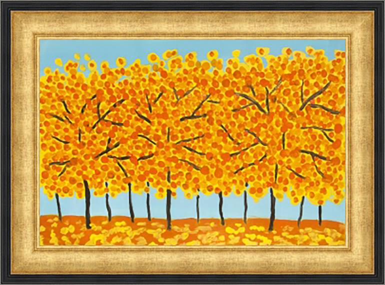Original Expressionism Landscape Painting by Irina Afonskaya