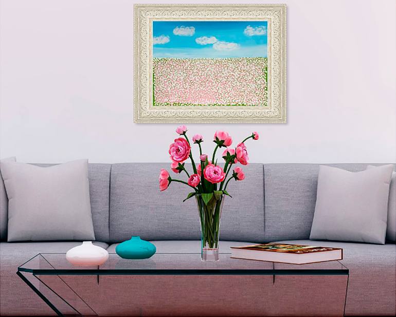 Original Romanticism Floral Painting by Irina Afonskaya