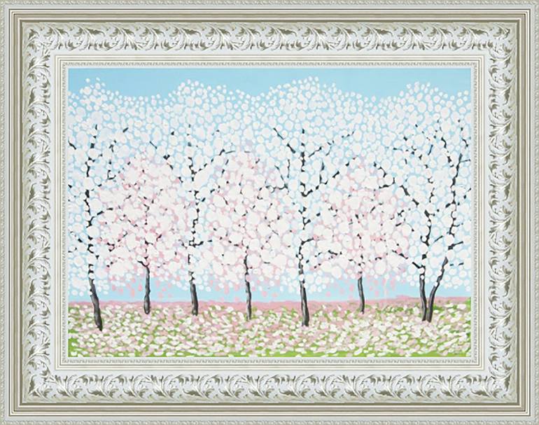 Original Romanticism Landscape Painting by Irina Afonskaya