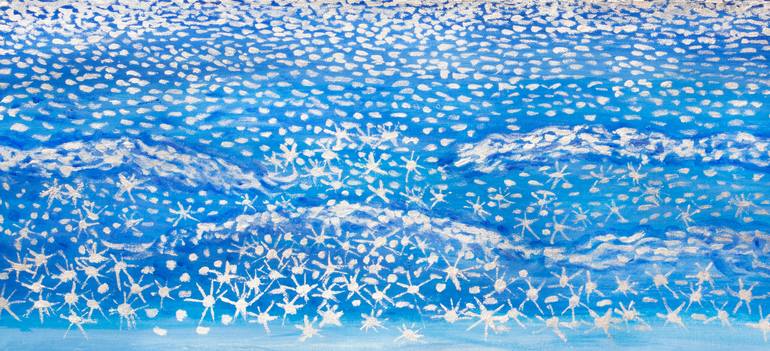 Original Art Deco Seascape Painting by Irina Afonskaya