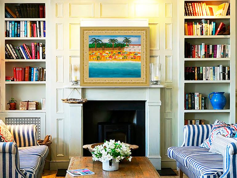 Original Realism Beach Painting by Irina Afonskaya