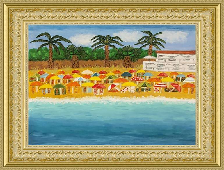 Original Realism Beach Painting by Irina Afonskaya