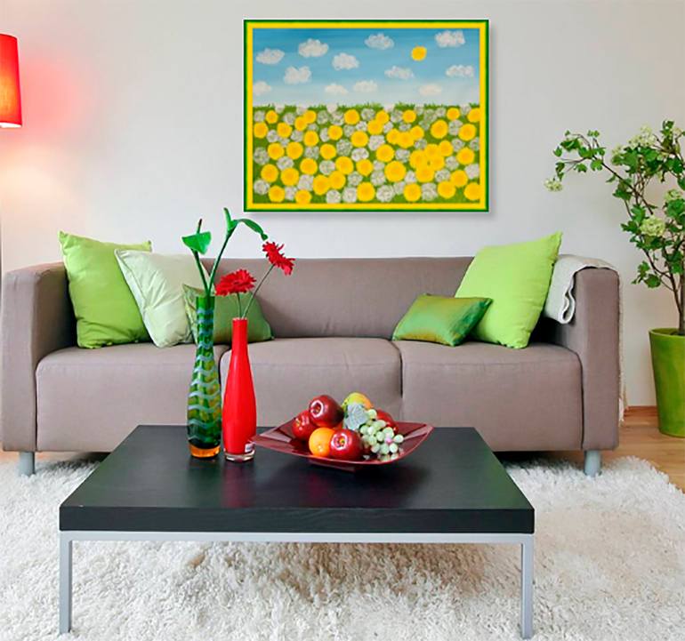 Original Contemporary Floral Painting by Irina Afonskaya