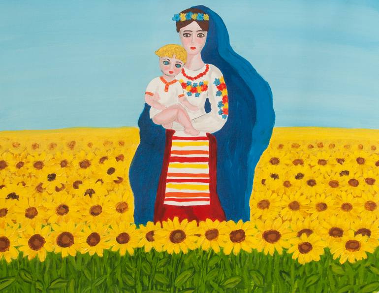 Original Conceptual Women Painting by Irina Afonskaya
