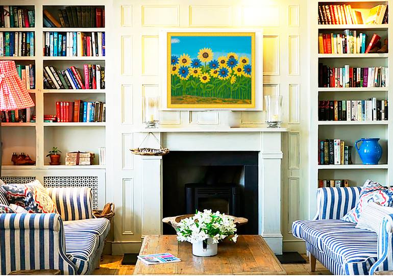 Original Conceptual Floral Painting by Irina Afonskaya