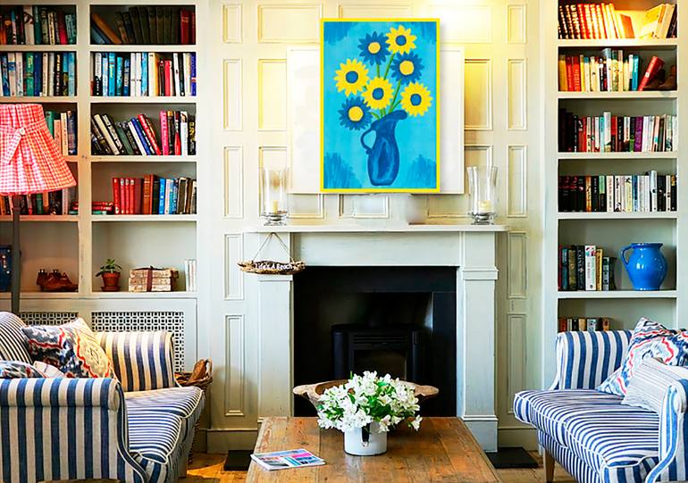 Original Conceptual Floral Painting by Irina Afonskaya
