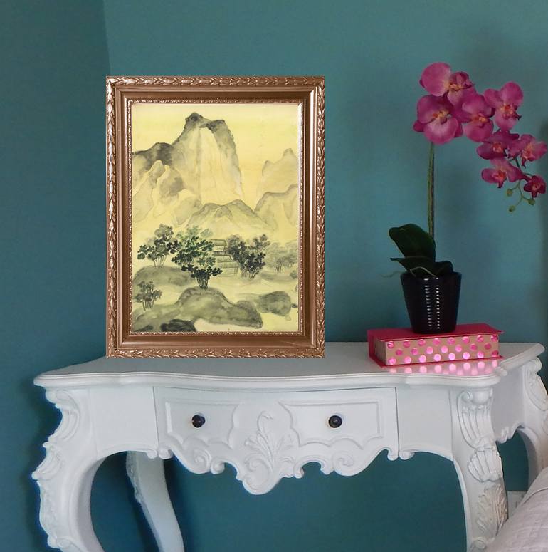 Original Figurative Landscape Painting by Irina Afonskaya