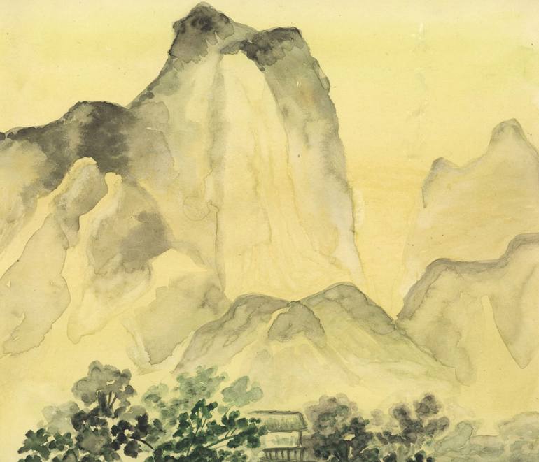 Original Figurative Landscape Painting by Irina Afonskaya