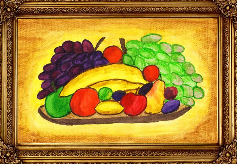 Original Food Painting by Irina Afonskaya