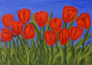 Red tulips thumb