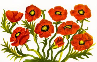 Print of Floral Paintings by Irina Afonskaya
