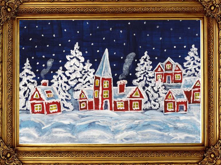 Original Seasons Painting by Irina Afonskaya