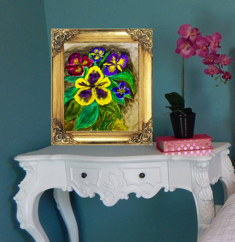 Original Floral Painting by Irina Afonskaya